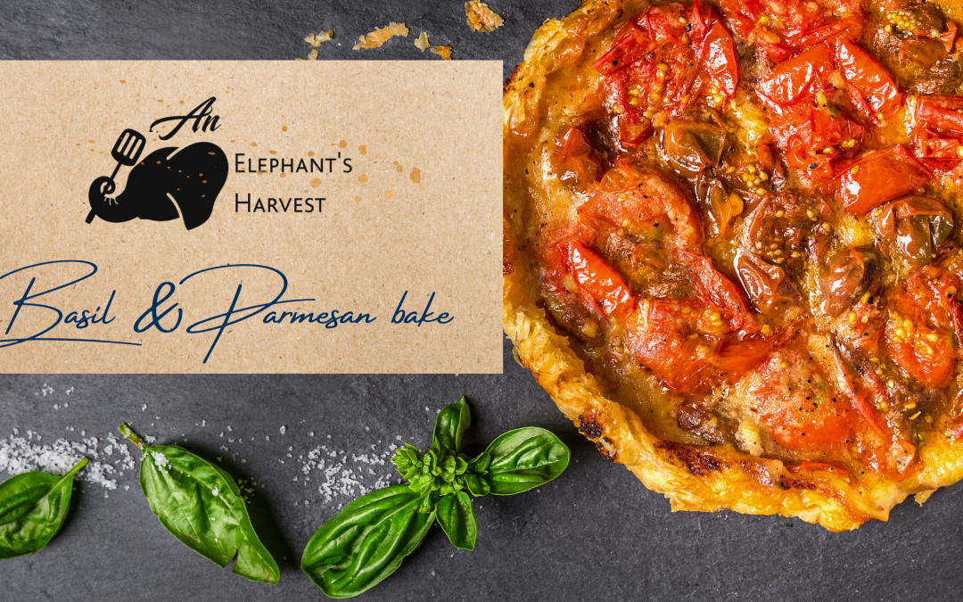 Basil & Parmesan bake with Homemade Tomato Jam