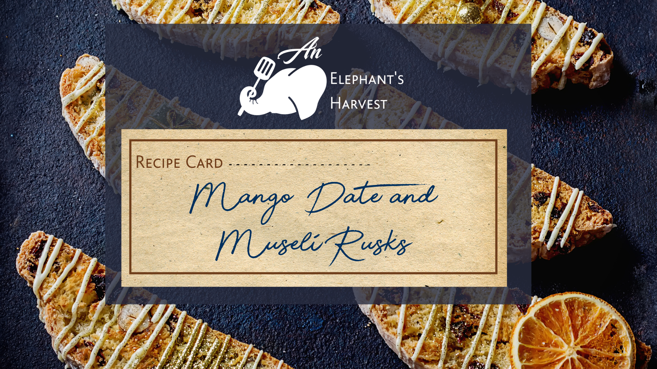 Mango Date Rusks 